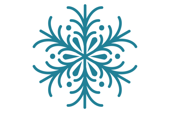 Download Ornate Snowflake. Winter Design Element. - Premium Resources
