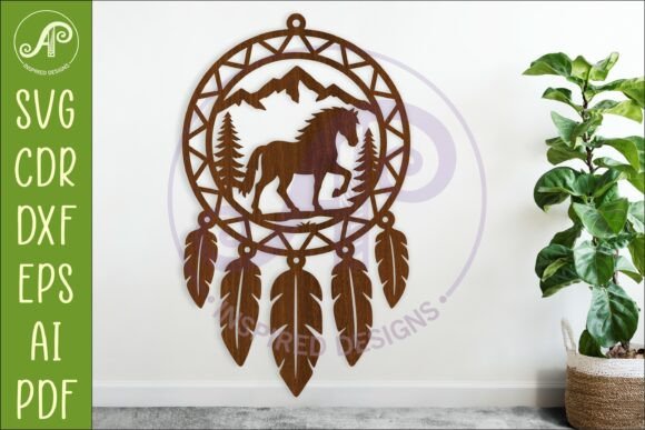 Download Horse Dreamcatcher Laser Cut File, Horse - Premium Resources