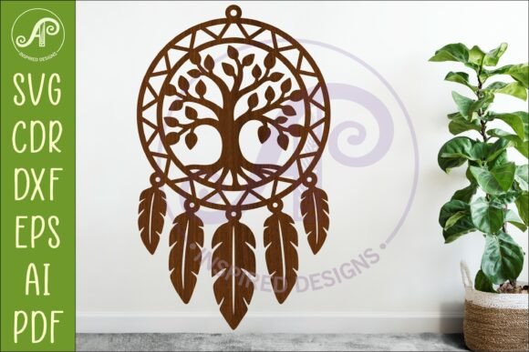Download Tree of Life Dreamcatcher Laser Cut File - Premium Resources