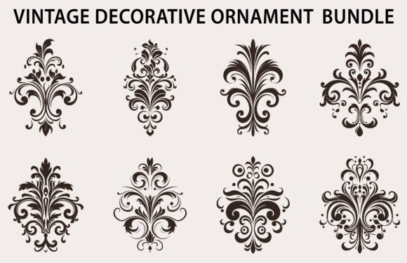 Download Vintage Decorative Design Element Bundle - Premium Resources